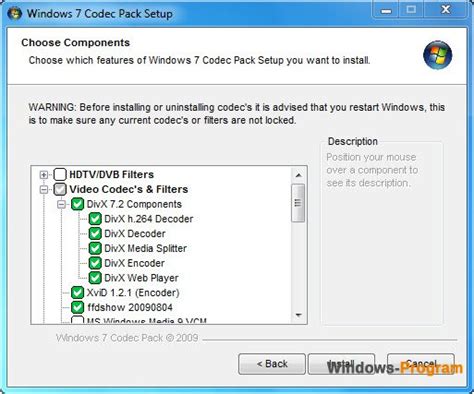 These codec packs are compatible with windows vista/7/8/8.1/10. Скачать Windows 7 Codec Pack 4.1.7