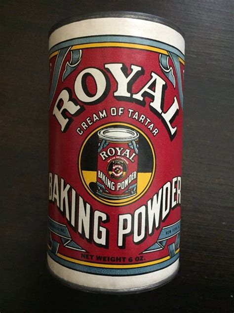 Use it to stop smoking, clear acne, and even reverse high blood pressure. Vintage 1960s Royal Cream of Tartar Baking Powder Tin ...
