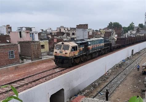 Countrys First Elevated Railway Track Gets Operational At Rohtak The