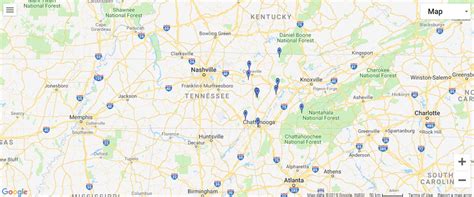 Map Of Tennessee Waterfalls Get Latest Map Update