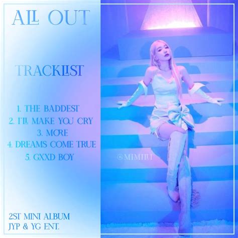 All Out Album For Dr K Idol Álbum Design Cover K Pop