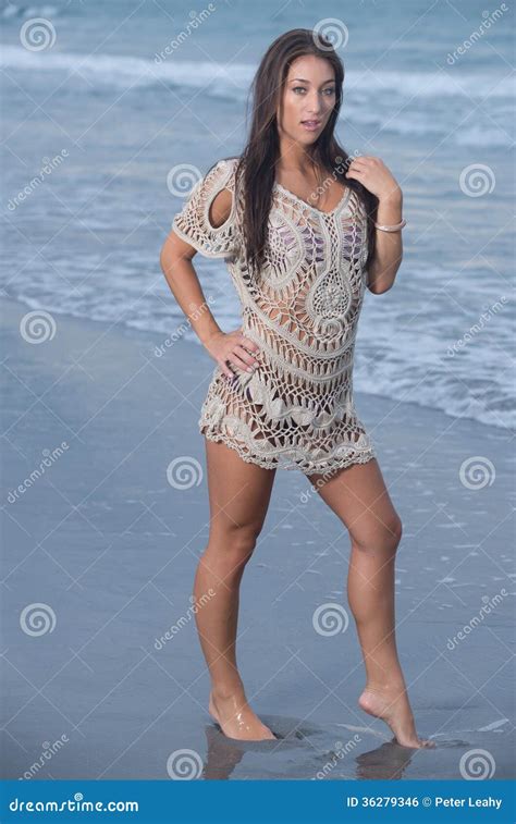 On A Beach In South Florida Stock Photo Image Of Smile Ocean