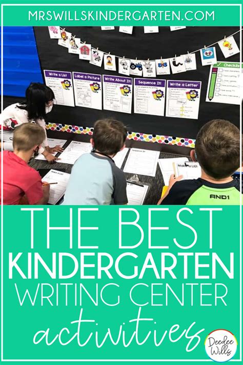 The Best Kindergarten Writing Center Activities Artofit