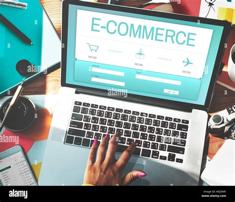 Online E Commerce Shopping Interface Concept Stock Photo Alamy