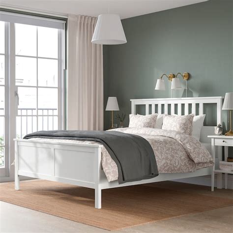 Hemnes Bed Frame White Stain Fulldouble Ikea Ca