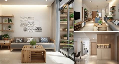Small Modern Apartment Design With Asian And Scandinavian Influences