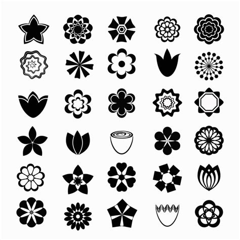 Flower Symbol Collection Easytatt