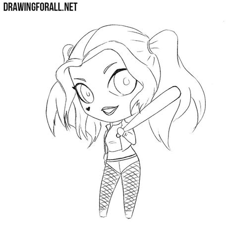 Easy Harley Quinn Drawing