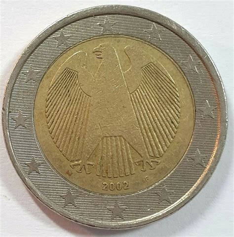 Extremely Rare 2 Euro 2002 1st Map Germany Extra In Design Error On