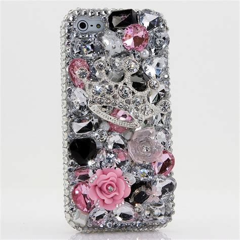 Tiaras And Trinkets Design Style 391 Crystal Phone Case Bling