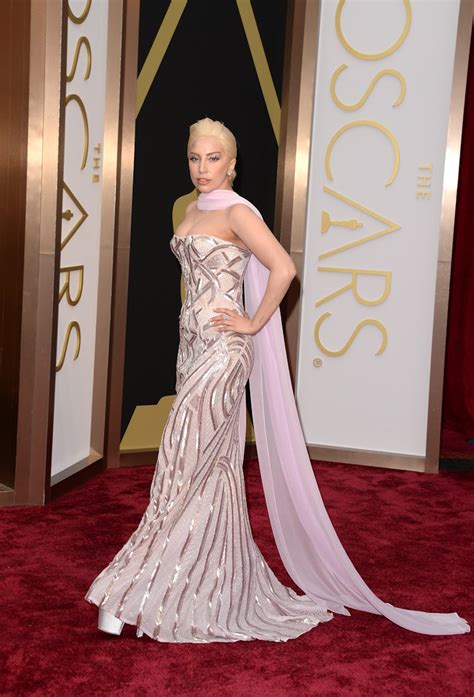 Lady Gagas Oscar Dress Is A Stunning Vision In White