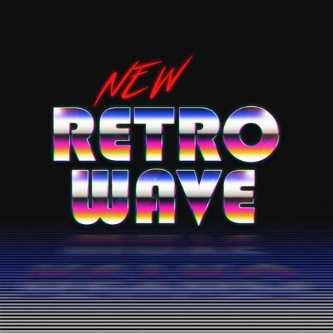 2950775 New Retro Wave Vaporwave Neon Typography Digital Art 1980s