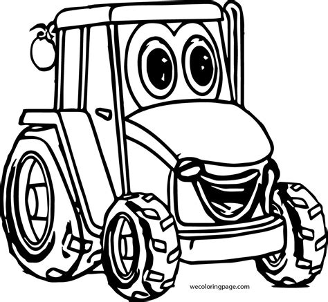 John Johnny Deere Tractor Coloring Page Wecoloringpage 20