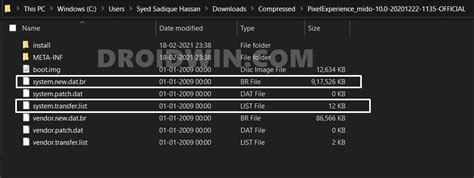 How To Extract System New Dat Br And System New Dat Files Droidwin