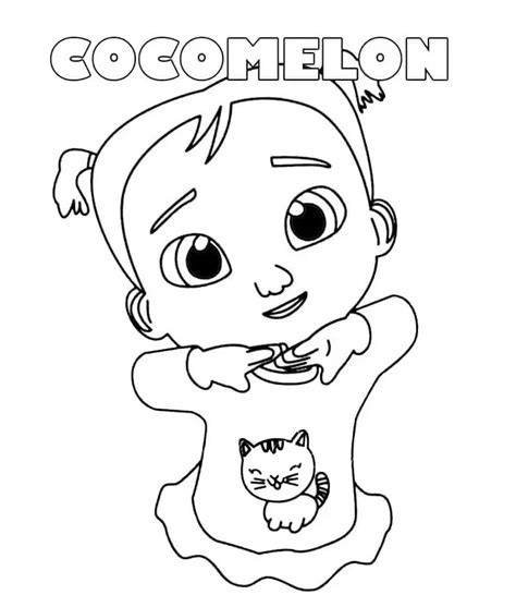 Cocomelon Coloring Page Free Coloring Pages For Kids