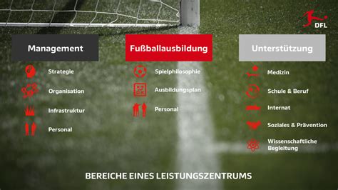 die vorgaben der leistungszentren dfl deutsche fußball liga gmbh
