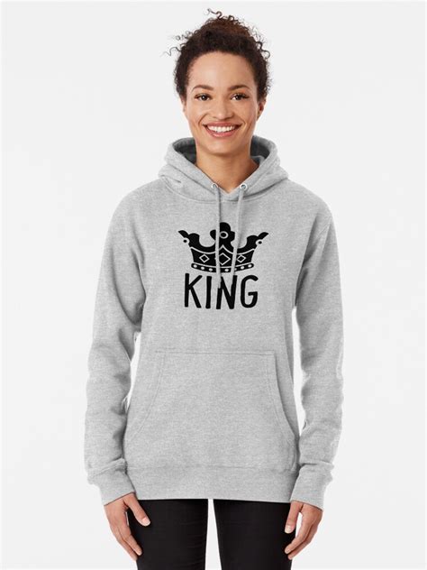 King Pullover Hoodie By Theartism Redbubble