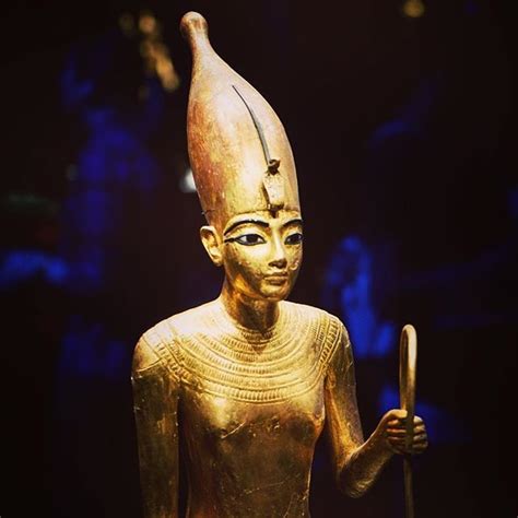 A Golden Statue King Tut Treasures Of The Golden Pharaoh We Toured The