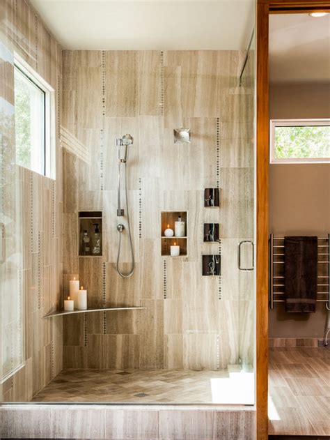 It needs to include a toilet, sink and shower. Vertical Tile Shower | Houzz