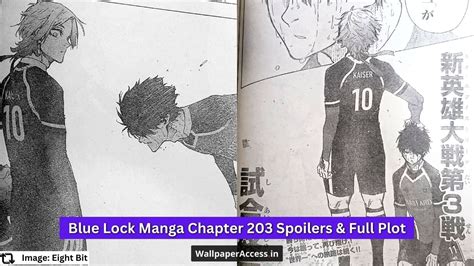 Blue Lock Manga Chapter 203 Full Plot, Leaks, Raw Scans and Spoilers