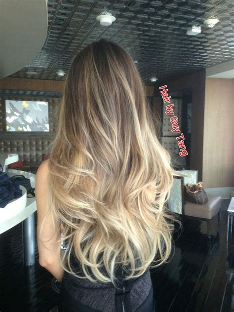Graduated Balayage Ombre By Guy Tang Yelp