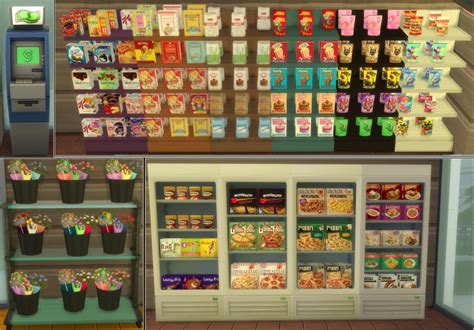 My Sims 4 Blog Ts2 Decorative Grocery Store Objects Conversion By