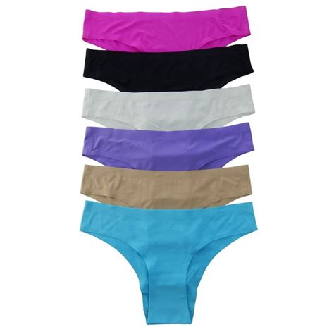 Women Underwear Panties 12 Pack Of Smooth No Line Biniki Thong Boxer Various Styles Size L 148