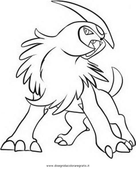 Pokemon Coloring Pages Absol At Free Printable