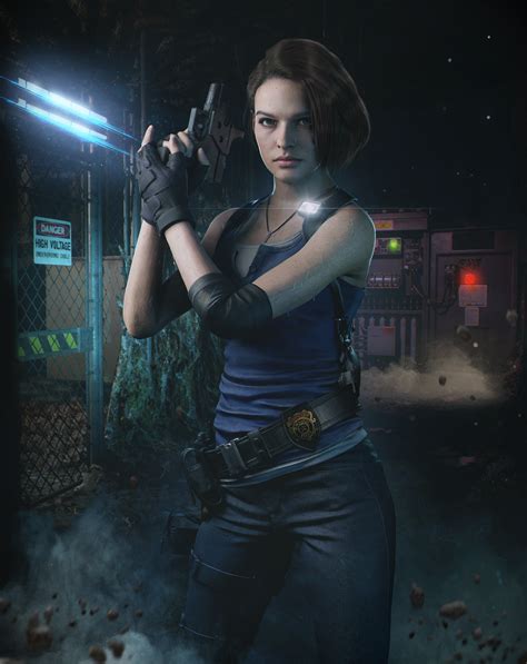 RE Remake Jill By DemonLeon D On DeviantArt Jill Valentine Resident Evil Remake Resident