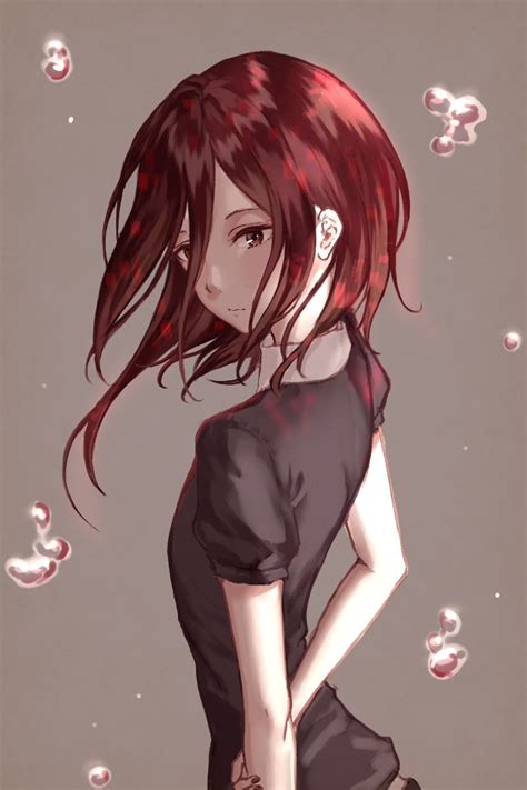 Red Hair Anime Girl Nerd