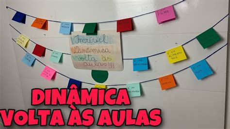 Dinamicas De Volta As Aulas