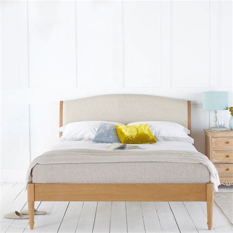 Windermere Wooden Bed With Upholstered Headboard Wooden Beds Cuckooland
