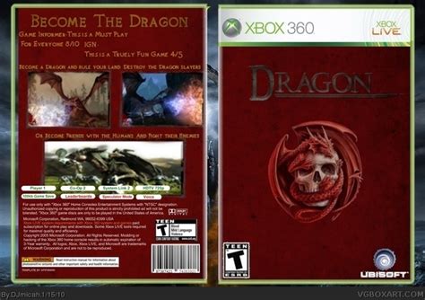 Dragon Xbox 360 Box Art Cover By Djmicah