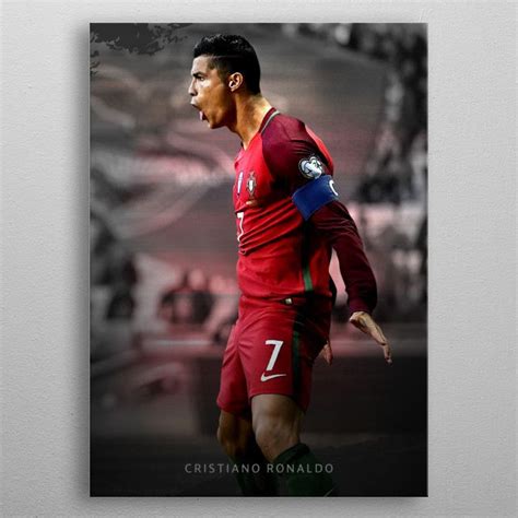 Cristiano Ronaldo Poster By Premio Displate In 2021 Poster Making