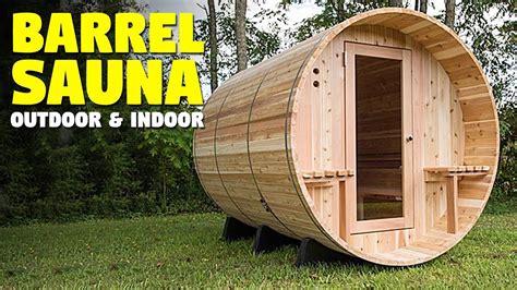 Barrel Sauna Home Sauna Kit For Outdoors And Indoors