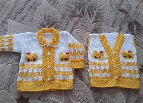 Tunus I I Rg Yelekler El I Hobiler Bebek Baby Knitting