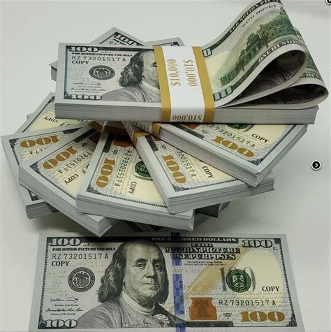 Prop money that looks real. 250,000 FULL PRINT PROP MOVIE MONEY PROP MONEY Real Looking New Style Copy CASH - Replicas ...