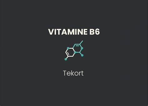 Vitamine B6 Tekort Oorzaken Symptomen En Behandeling Human Nature