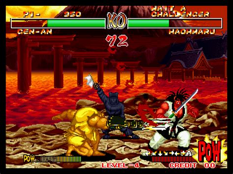 Samurai Shodown 2 Neo Geo 068 The King Of Grabs