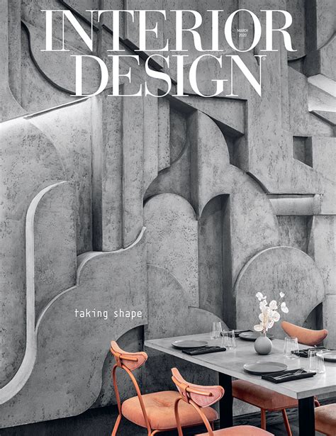 Interior Design Magazine Cover Page