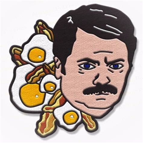 Ron Swanson Patch Gimme Flair
