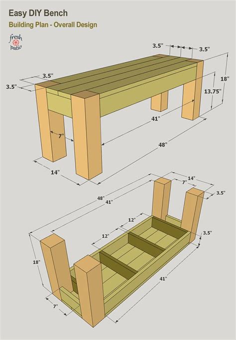 Diy Patio Bench Plans Diy Simple Garden Bench Myoutdoorplans Free