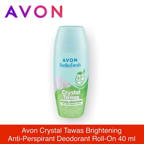 Avon Feelin Fresh 40 Ml Women Crystal Tawas Natural Brightening Anti