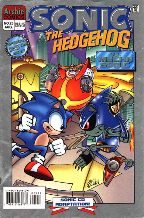 Archie Sonic The Hedgehog Issue 25 Mobius Encyclopaedia Sonic The
