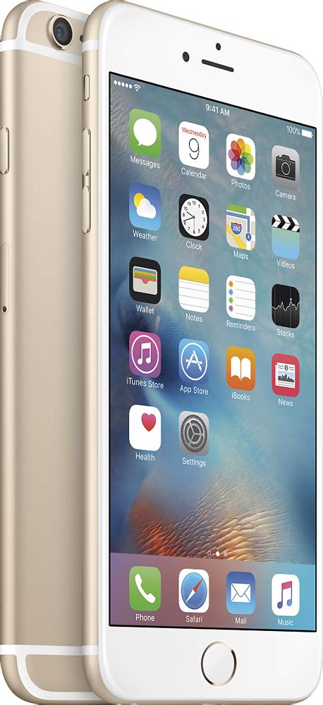 Best Buy Apple Iphone Plus Gb Gold At T Mgan Ll A