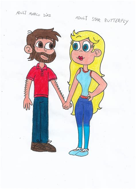 Adult Marco Diaz And Adult Star Butterfly By Matiriani28 On Deviantart