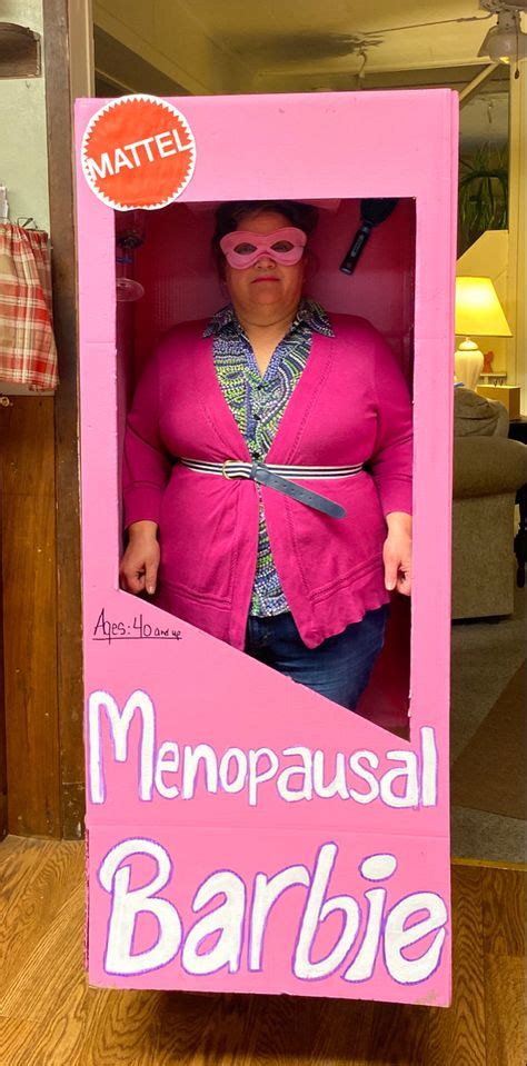 menopausal barbie in 2020 barbie box costume box costumes barbie