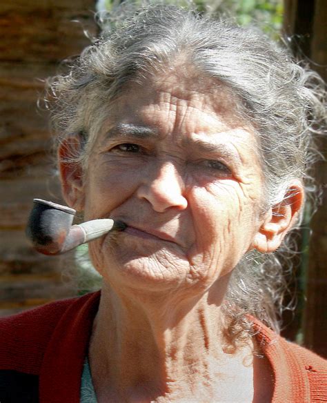 Smoking Lady She Lives A Simple Life In An Old Shack In Ja Flickr