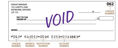 It has the word void written on it. Td bank void cheque online dating