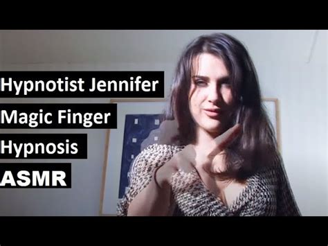 hypnosis magic finger makes you feel very sleepy hypnotist jennifer asmr